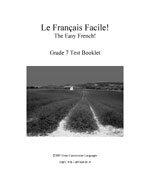 Easy French test booklets