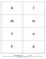 Easy French phonogram cards